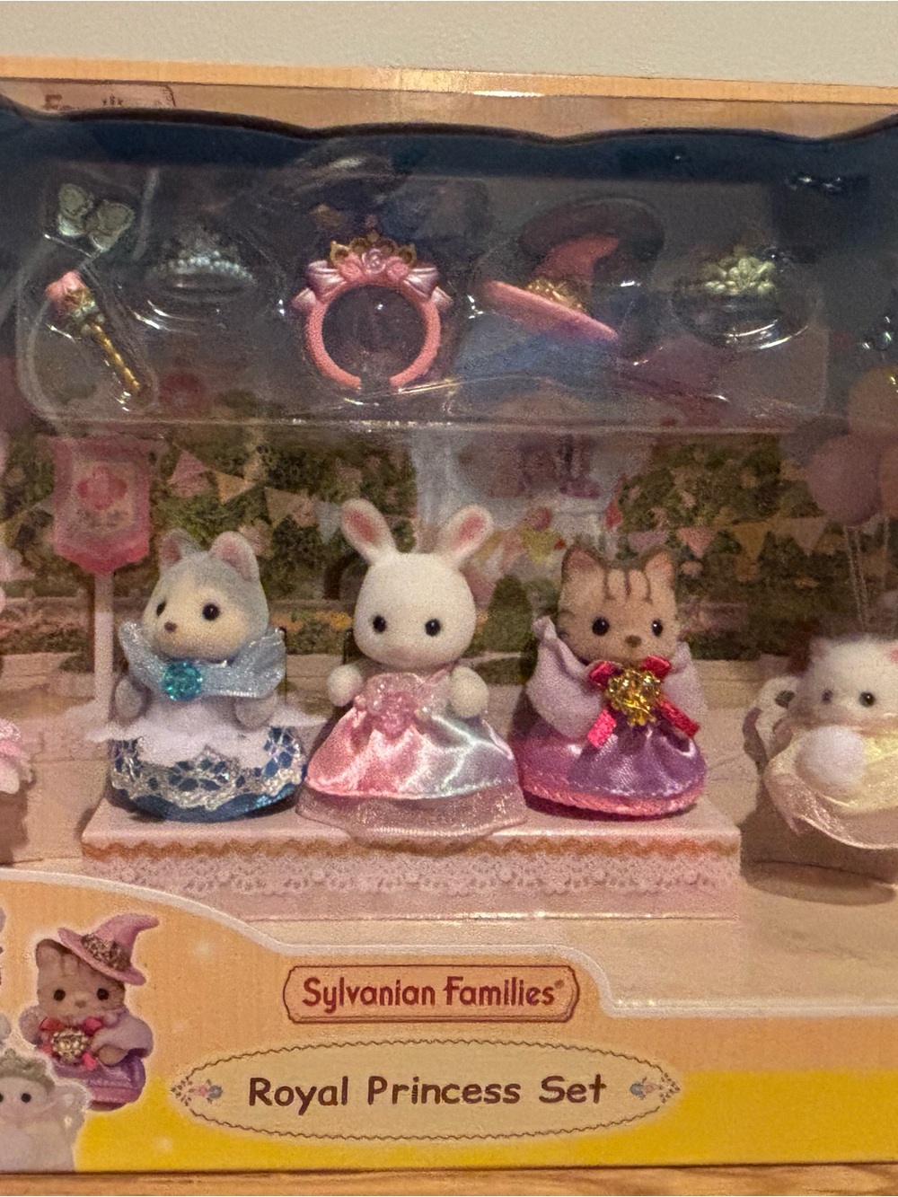 Sylvanian Families Royal Princess Small Pets Toy Set - Pink & Purple